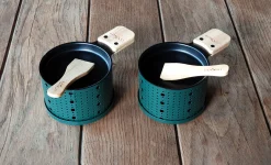 Set Lumi Metal/ Pour Raclette A La Bougie - 2 Personnes - Cookut