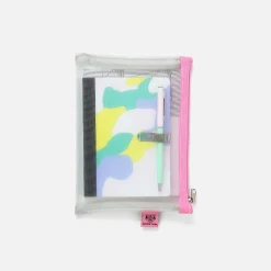 Set Papeterie Papier / Carnet A6 + Stylo + Porte-Stylo + Pochette - Papier Tigre