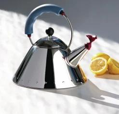 Set Tea Rex Plastique Rouge Vert / Lot De 2 Sifflets En Edition Limitee - Alessi