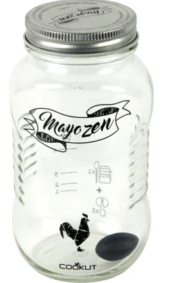Shaker Mayozen Verre Transparent / Pour Mayonnaise Maison - Cookut
