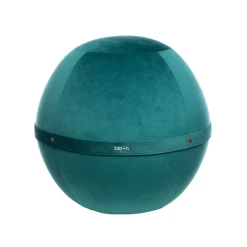 Siege Ergonomique Ballon Velvet Regular Tissu Bleu / Velours - O 55 Cm - Bloon Paris