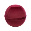 Siege Ergonomique Ballon Velvet Regular Tissu Rouge / Velours - O 55 Cm - Bloon Paris