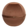 Siege Ergonomique Ballon Velvet Xl Tissu Rose Marron / Velours - O 65 Cm - Bloon Paris