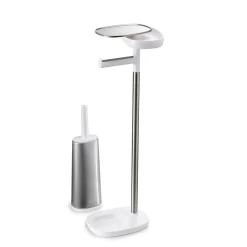 Support Papier Toilette Easystore Metal / Avec Brosse Flex Steel & Rangement - Joseph Joseph