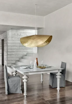 Suspension Brass 96 Or Metal / L 120 Cm - Gervasoni