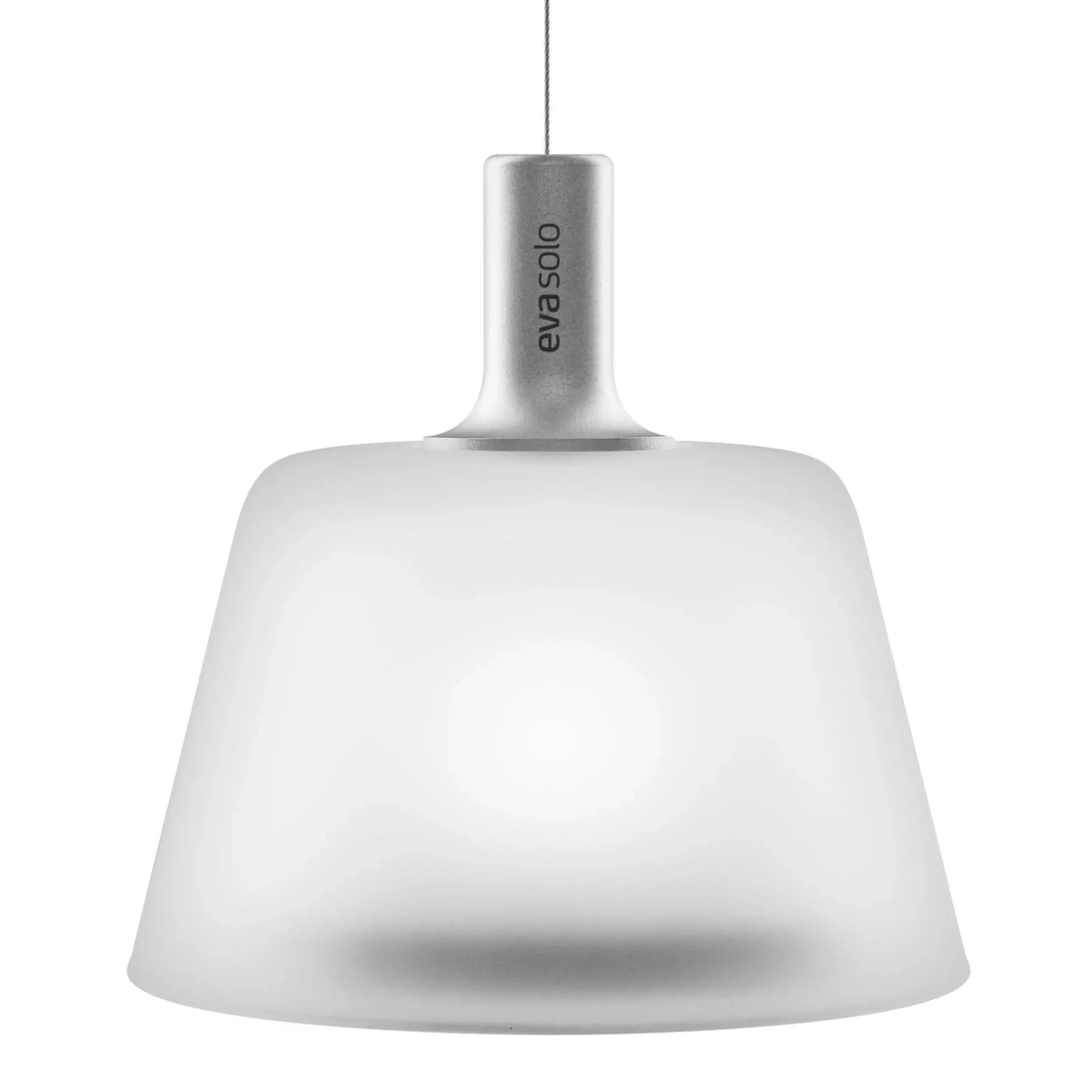 Suspension D'extérieur Sunlight Metal Verre Blanc Verre / Energie Solaire - O 13,2 Cm - Eva Solo