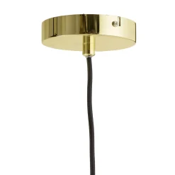 Suspension  Metal Noir Or / Avec Pot De Fleurs - O 30 Cm - Bloomingville