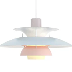 Suspension Ph 5 Pastels Metal Multicolore / O 50 Cm - Poul Henningsen, 1958 - Louis Poulsen