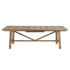 Table A Rallonge Synthesis Bois Naturel / L 230 A 300 Cm - - Unopiu