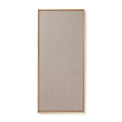Tableau Memo Scenery Bois Naturel / L 45 X H 100 Cm - Chene & Liege Recouvert De Tissu - Ferm Living