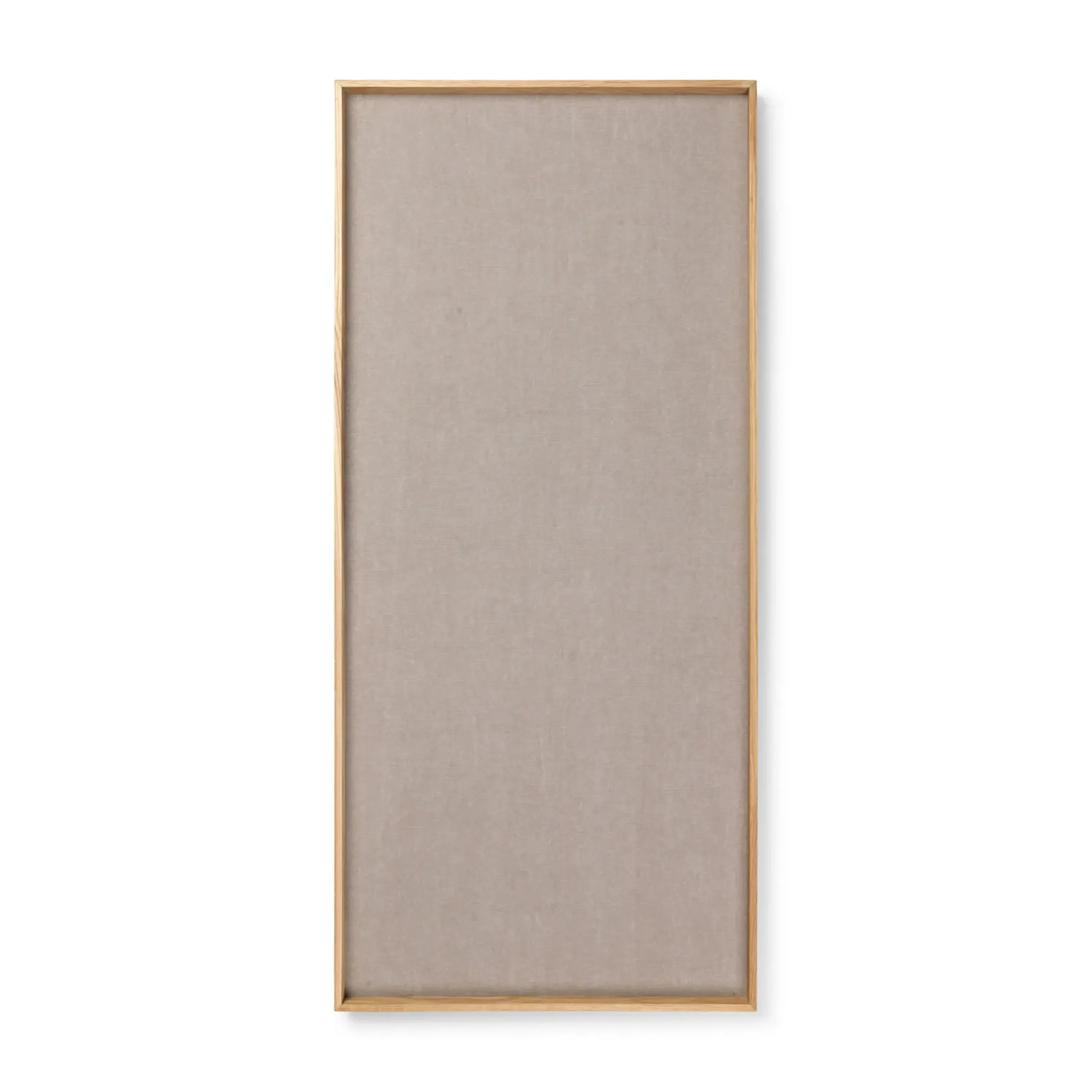 Tableau Memo Scenery Bois Naturel / L 45 X H 100 Cm - Chene & Liege Recouvert De Tissu - Ferm Living