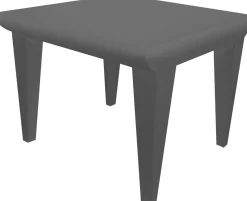 Table Basse Bubble Club Plastique Gris / 51 X 51 Cm - Kartell