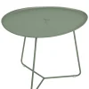 Table Basse Cocotte Metal Vert / L 55 X H 43,5 Cm - Plateau Amovible - Fermob