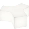 Table Basse Lumineuse Ypsilon Indoor Plastique / Pouf - L 120 Cm - Slide