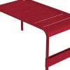 Table Basse Luxembourg Metal Rouge / Banc - L 86 Cm - Fermob