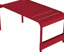 Table Basse Luxembourg Metal Rouge / Banc - L 86 Cm - Fermob