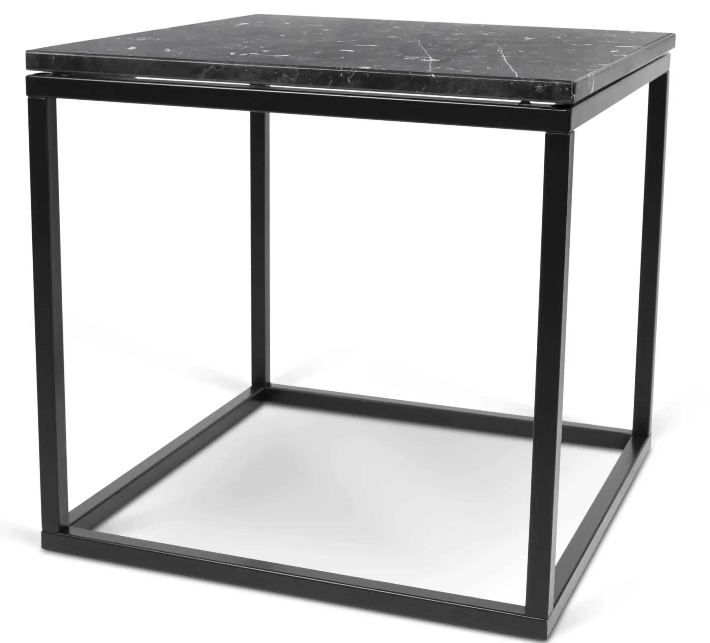 Table Basse Marble Pierre / Marbre - 50 X 50 X H 47 Cm - Pop Up Home