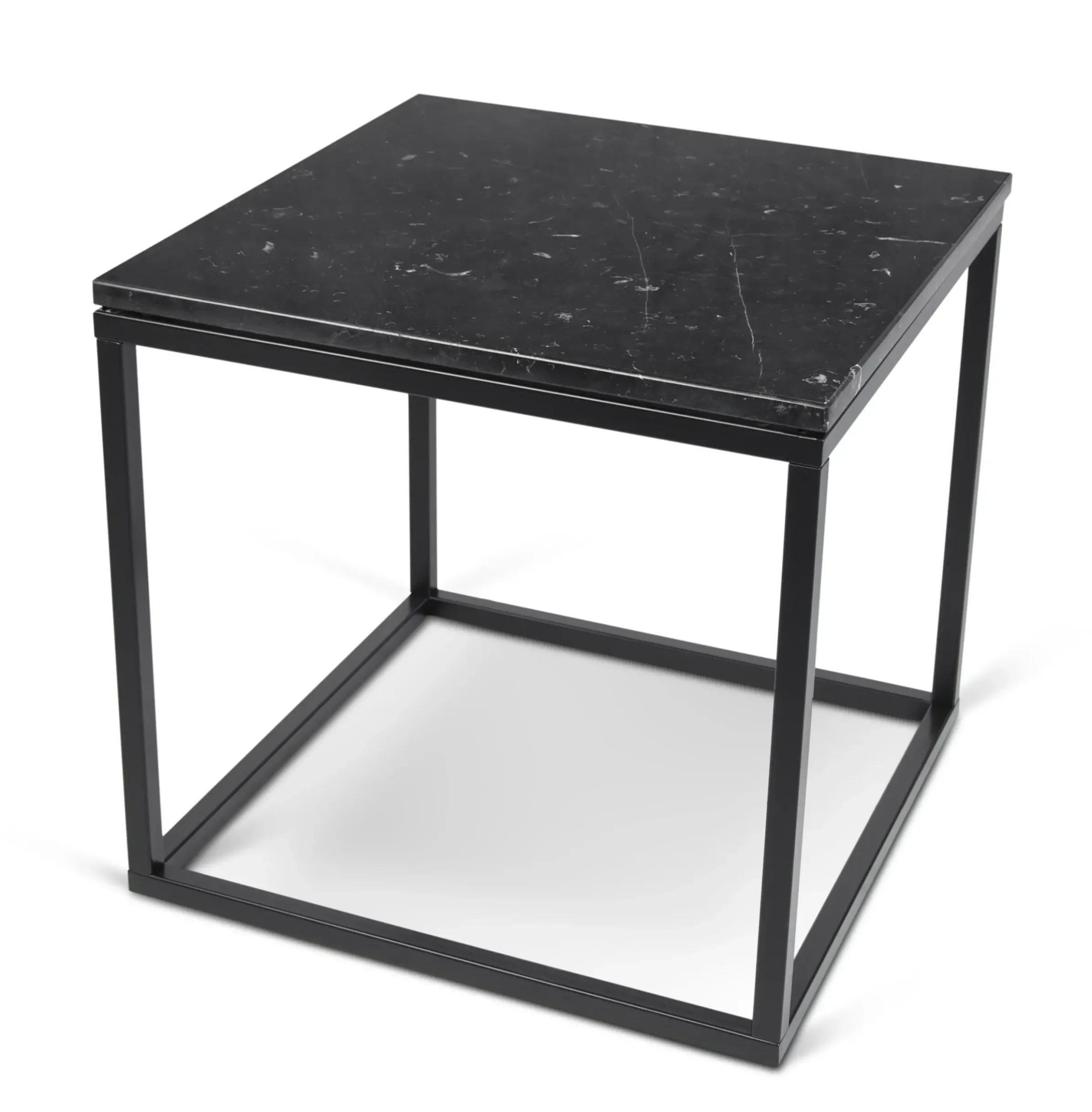 Table Basse Marble Pierre / Marbre - 50 X 50 X H 47 Cm - Pop Up Home
