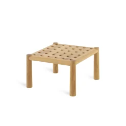 Table Basse Pevero Bois Naturel / 50 X 50 Cm - - Unopiu