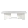Table Basse Plec Large Pierre/ Marbre - 115 X 60 X H 30 Cm - Rs Barcelona