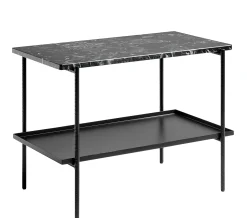 Table Basse Rebar Metal Pierre/ Marbre - 75 X 44 X H 55 Cm - Hay