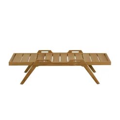 Table Basse Synthesis Bois Naturel / 127 X 54 Cm - - Unopiu