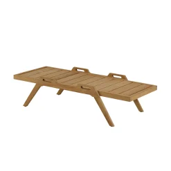 Table Basse Synthesis Bois Naturel / 127 X 54 Cm - - Unopiu