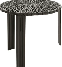 Table Basse T-Table Alto Plastique Noir / O 50 X H 44 Cm - Kartell