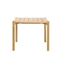 Table Carree Kilt Bois Naturel / 91 X 91 Cm - - Ethimo