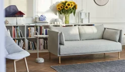 Table D'Appoint Bowler Metal Pierre Rouge / Granit - Hay