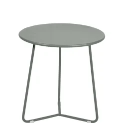 Table D'Appoint Cocotte Metal Gris / Tabouret - O 34 X H 36 Cm - Fermob