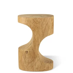 Table D'Appoint Double Arch/ Table D'Appoint - Bois Sculpte Main - Pols Potten