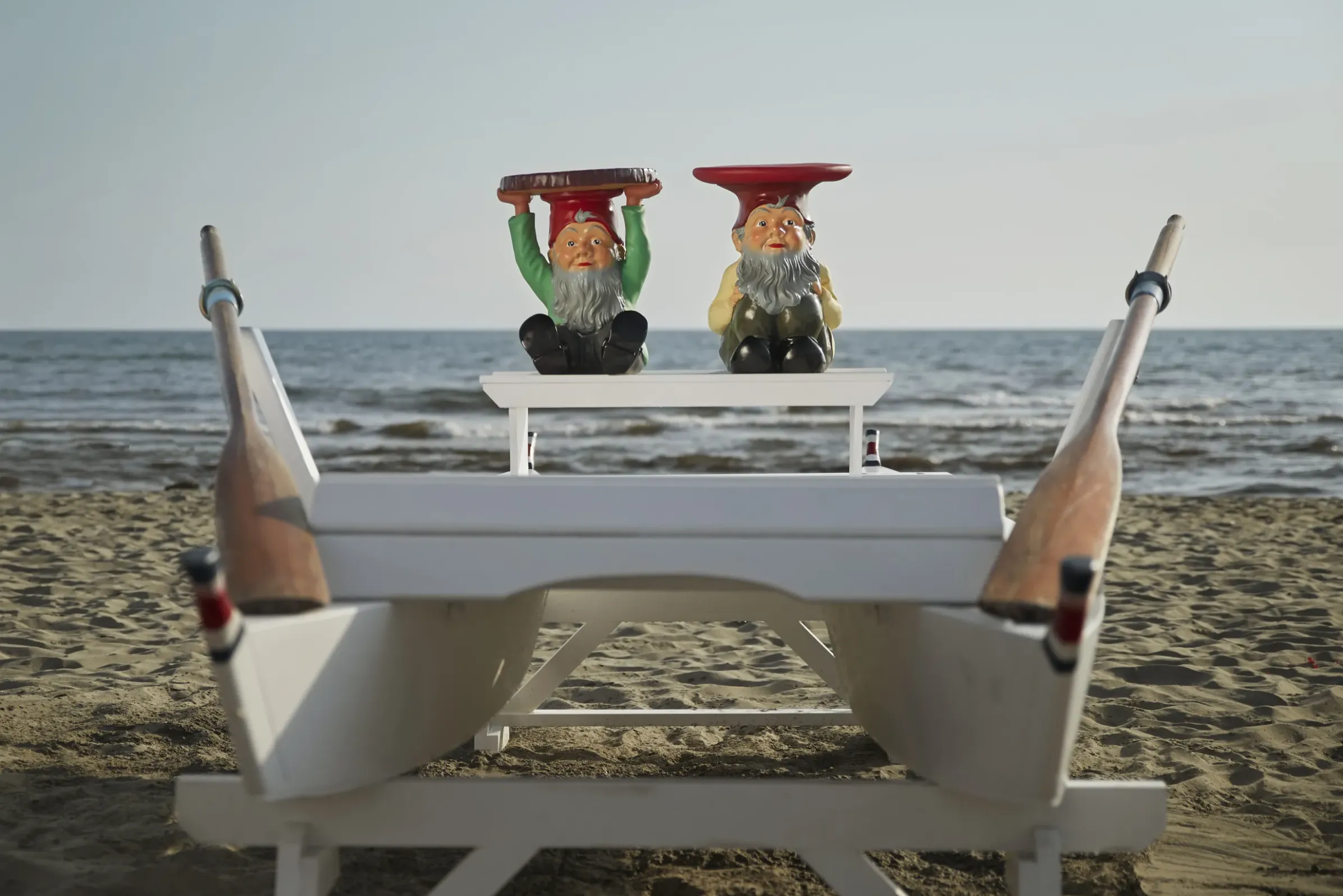 Table D'Appoint Gnomes Plastique Jaune - Kartell