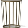 Table D'Appoint Hollo Metal Or / Tabouret -  O 35 X H 44 Cm - Petite Friture