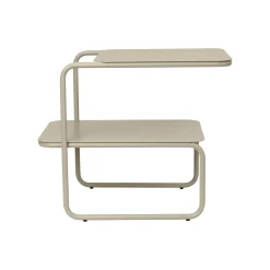Table D'Appoint Level Metal Beige / 55 X 35 Cm - Ferm Living