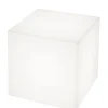 Table D'Appoint Lumineuse Cubo Outdoor Plastique/ 43 Cm - Avec Cable - Slide