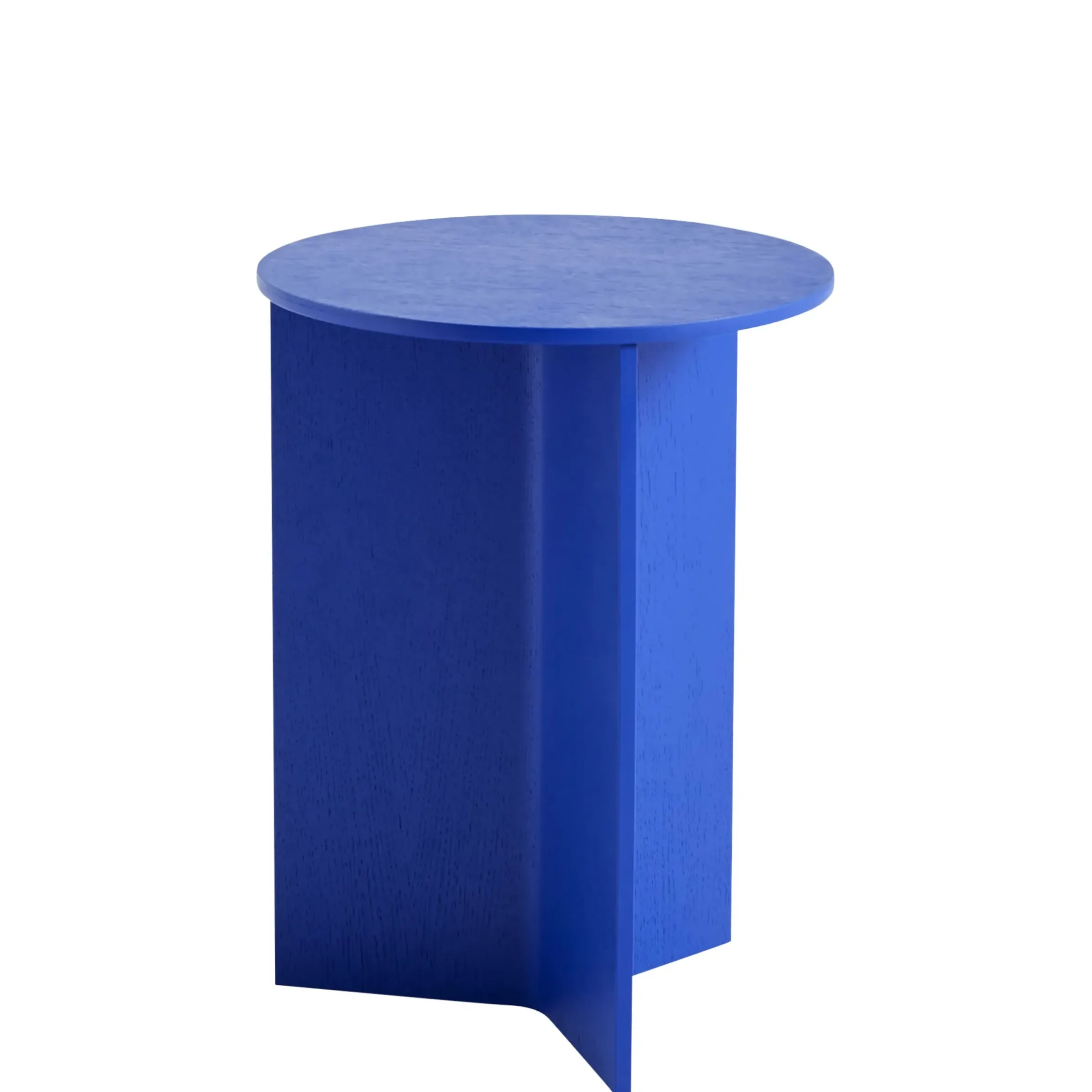 Table D'Appoint Slit Wood Bois/ Haute - O 35 X H 47 Cm / Bois - Hay