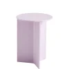 Table D'Appoint Slit Wood Bois/ Haute - O 35 X H 47 Cm / Bois - Hay