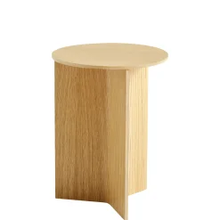 Table D'Appoint Slit Wood Bois Naturel / Haute - O 35 X H 47 Cm / Bois - Hay