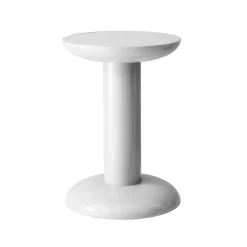 Table D'Appoint Thing Metal/ Tabouret - By George Sowden / Alu Recycle - Raawii