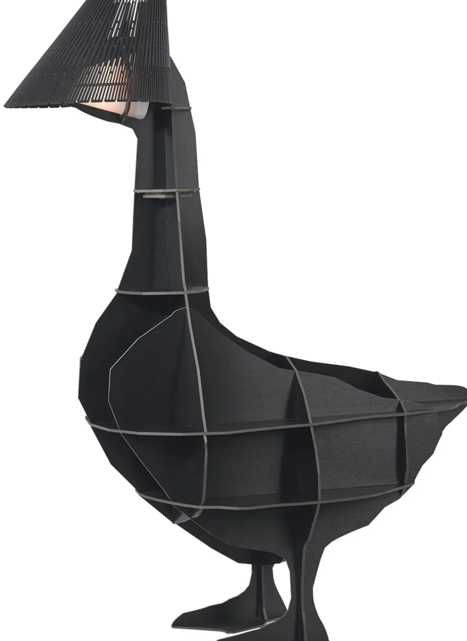 Table De Chevet Junon Plastique/ Lampe - 1 Tiroir / L 76 X H 95 Cm - Ibride