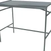 Table Haute Luxembourg Metal Gris / 4 Personnes - 126 X 73 Cm - Aluminium - Fermob