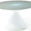 Table Lumineuse Ed Verre Plastique/ O 140 Cm - Slide