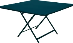 Table Pliante Caractere Metal Bleu / 128 X 128 Cm - Fermob