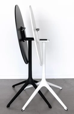 Table Pliante Elephant Plastique/ O 90 Cm - Kristalia