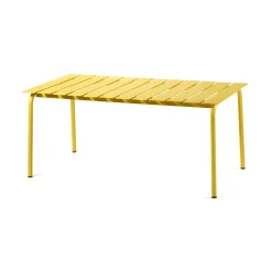 Table Rectangulaire Aligned Metal/ By Maarten Baas - 170 X 85 Cm / Aluminium - Valerie Objects