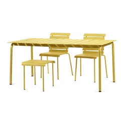 Table Rectangulaire Aligned Metal/ By Maarten Baas - 170 X 85 Cm / Aluminium - Valerie Objects