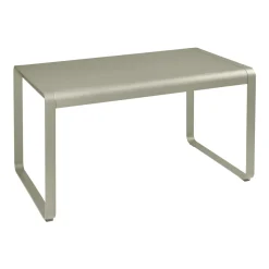 Table Rectangulaire Bellevie Metal Beige / 140 X 80 Cm - 4 Personnes - Fermob