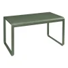 Table Rectangulaire Bellevie Metal Vert / 140 X 80 Cm - 4 Personnes - Fermob