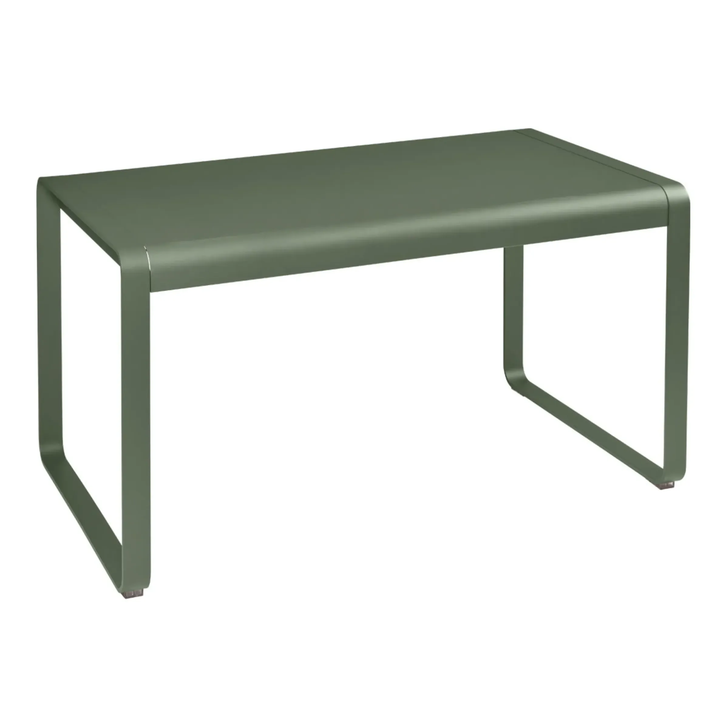 Table Rectangulaire Bellevie Metal Vert / 140 X 80 Cm - 4 Personnes - Fermob